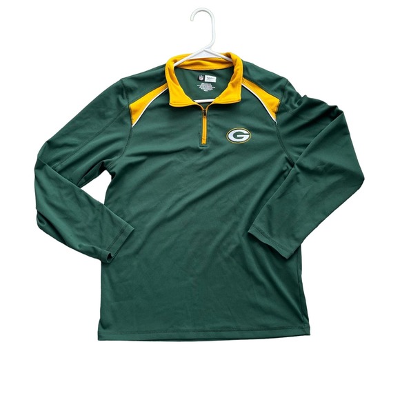 NFL Green Bay Packers Quarter Zip Medium - Picture 3 of 6